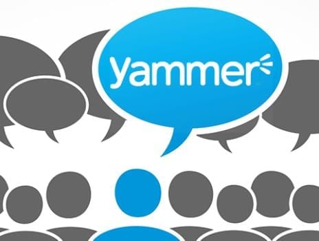 Yammer text bubble